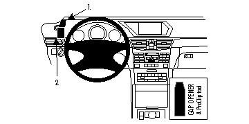 Brodit 804332 ProClip Mercedes E 09-16 vänsterfäste