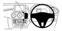 Brodit 654749 ProClip Mercedes Benz B-Class 12-18