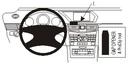 Brodit 854896 ProClip center mount Mercedes Benz E-(200-430) 14-15
