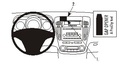 Brodit 853958 ProClip center mount Kia Ceed 07-09