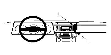 Brodit 851576 ProClip mittfäste Jaguar XJS 75-96