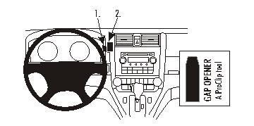 Brodit 853940 ProClip Honda CR-V 07-11 kojelauta