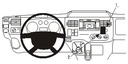 Brodit 853905 ProClip Ford Transit 07-13 konsolfäste