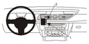 Brodit 854892 ProClip Audi A6 11-18 mittfäste