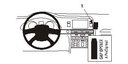 Brodit 853508 ProClip Audi A6 04-09 console mount upper