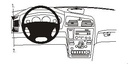 Autokohtainen kiinnitysalusta Volvo S60 2000–2010 V70 N 2000–2008 XC70, vasemmalle – Brodit ProClip