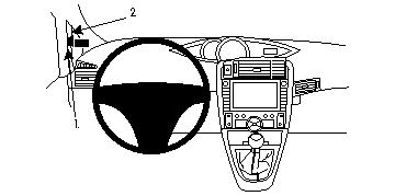 Brodit 804340 ProClip vänsterfäste Toyota Verso 09-16