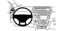 Brodit 804714 ProClip left mount Toyota Prius+ 12-15
