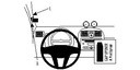 Brodit 804168 ProClip left mount Smart ForTwo 08-14 ei Cabriolet