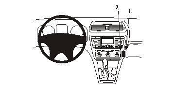 Brodit 853526 ProClip angled mount Skoda Octavia II 05-13