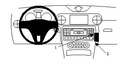 Brodit 854617 ProClip angled mount Mercedes Benz SLK-Class 11-15