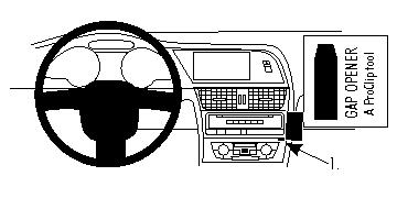 Brodit 854063 ProClip vinklat fäste Audi A4 Avant 08-15 Sedan 08-15