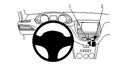 Brodit 854764 ProClip angled mount Peugeot 2008 14-15 208 12-15
