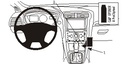 Brodit 854823 ProClip angled mount right Ford Mondeo 15