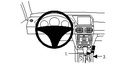 Brodit 854269 ProClip console mount Mercedes Benz GLK-Class 08-12