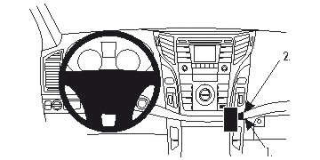 Brodit 854686 ProClip konsolfäste Hyundai i40 12-17