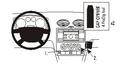 Brodit 853585 ProClip konsolfäste Ford Focus 05-10