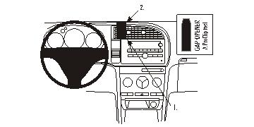 Brodit 853901 ProClip mittfäste Saab 9-3 07-11