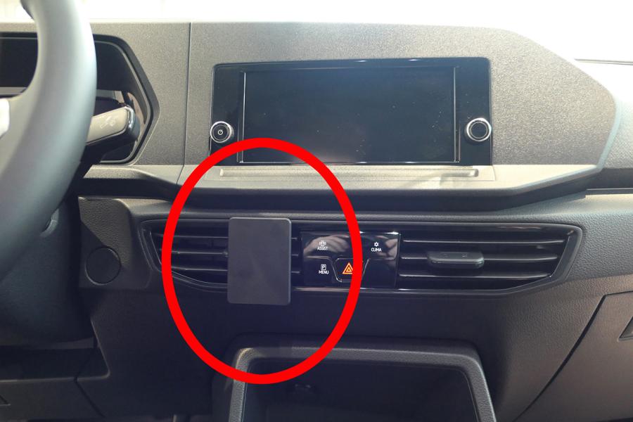 ProClip autokoht kiinn kesk Volkswagen Caddy Cargo 21-/Ford Transit Connect 24-/Tourneo Connect 23-