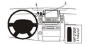 Brodit 853437 ProClip mittfäste Toyota Prius 04-09