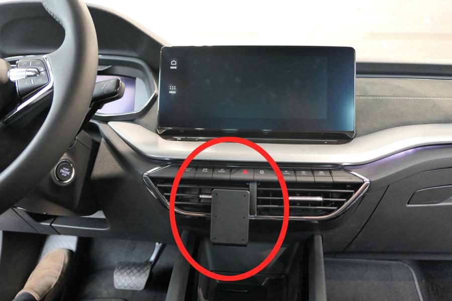 Brodit 855619 ProClip mittfäste luftventil Skoda Octavia IV 20-25