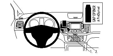 Brodit 854562 ProClip mittfäste SeatAlhambr 11-17 VWSharan 11-17