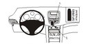 Brodit 853815 ProClip mittfäste Peugeot 207 06-14