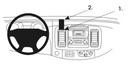 Brodit 852936 ProClip mittfäste Nissan Primastar 02-10 Opel Viva