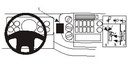 Brodit 852686 ProClip mittfäste Mercedes Benz Atego 98-07