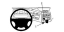 Brodit 854180 ProClip mittfäste Mercedes Benz Atego 08-21