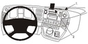Brodit 854900 ProClip center mount Mercedes Benz Actros4 13-19 Anto