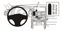 Brodit 854960 ProClip mittfäste Lexus IS Convertible Series 16