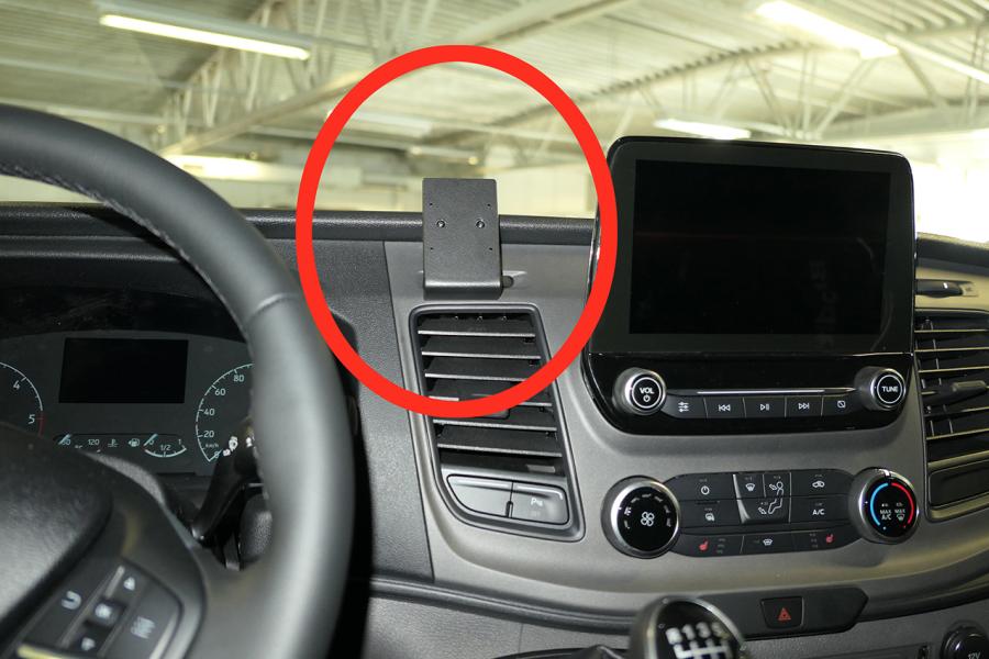 Vehicle-specific mount for Ford Tourneo Custom 2019, centre mount – Brodit ProClip