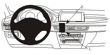 Brodit 854979 ProClip mittfäste BMW X5 14-16 X6 15-16
