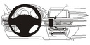 Brodit 854979 ProClip mittfäste BMW X5 14-16 X6 15-16