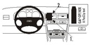 Brodit 853369 ProClip mittfäste Audi A6 98-03 S6 98-03
