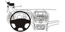 Vehicle-specific mount for Ford Tourneo Connect / Transit Connect 2014 – Brodit ProClip