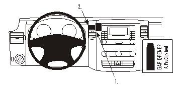 Brodit 213456 ProClip VW Crafter MB Sprinter 07-18 mittfäste heavy-duty