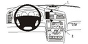 Brodit 852777 ProClip Volvo XC70 V70 00-08 S60 00-10 ven left mount
