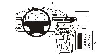 Brodit 853868 ProClip Volvo S80 V70 II 08-11 XC70 08-11 mittfäste
