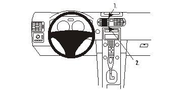 Brodit 853360 ProClip Volvo C30 7-15,C70 06-15,S40/V50 04-12