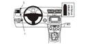 Brodit 803606 ProClip left air vent VW Passat 05-14/Alltrack 12-15/P