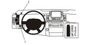 Brodit 803800 ProClip vänster luftventil Toyota Prius 04-09