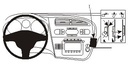 Brodit 853715 ProClip konsolfäste Seat Leon 06-12