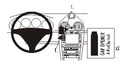 Brodit 854877 ProClip konsolfäste Porsche Boxster/Cayman 987 05-12