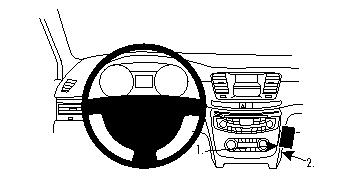 Brodit 854588 ProClip konsolfäste vinklat fäste Peugeot 508 11-18