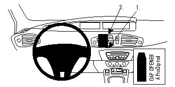 Brodit 854390 ProClip mittfäste Renault Scénic 10-16