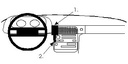 Brodit 852069 ProClip center mount Porsche 928 78-95