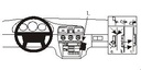 Brodit 852793 ProClip mittfäste vinklat fäste Volvo S40/V40 96-00