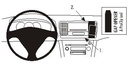 Brodit 853350 ProClip center mount angled mount Subaru Legacy/Outback 04-09